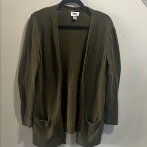 Old Navy Olive Green Cardigan